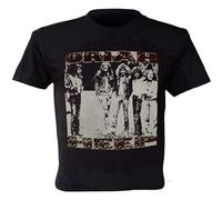 DOUBLE ORANGE Uriah Heep T-Shirt English Retro Men Retro Mick Box Bernie Shaw Black XXL