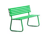Double Outdoor Garden Bench - Green Patio Chair for Parks & Patios Comfortable Seating for Backyard Porch & Leisure Stylish Design with Soft Cushion