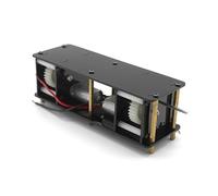 Double Output Shaft Tank Gearbox with 6 x 3mm Copper Columns 6V Large Torque Gearbox electronic starter for Tank, Four-wheel Drive Models IDGTTLDF