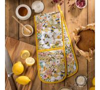 Double Oven Glove Ulster Weavers Bee Keeper 100% Cotton Natural