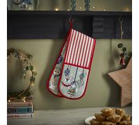 Double Oven Glove Ulster Weavers Christmas Ornaments 100% Cotton Multi