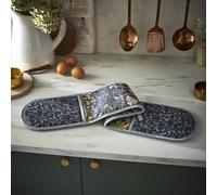 Double Oven Glove Ulster Weavers Finch & Flower 100% Cotton Navy