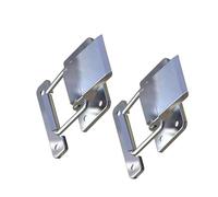 Double Oxidation Immune Cabinet Latches Highlighting Reinforced Plan and Simple Installation Process Strong Security Hook