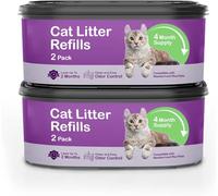 Double Pack Cat Litter Refills by AMAZINK Compatible with Litter Genie Pails