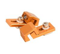 Double Pack Miniature Workholding Clamps Fit for Milling Machines Low Profile Design Includes T Nut Hardware Accessories High Strength Aluminum Clamp
