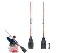 Double Paddle Aluminum Paddle with Strap Adjustable Paddle Blades for Canoe Kayak Driving the Canadian Boot Boat 50.4/61 inch Kayakpad Removable Paddle for Kayaks Canoes Boo Inflabl