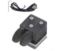 Double Paddle CW Key Automatic Magnetic Adsorption Morse Code Telegraph for Shortwave Radio Black QU-21C