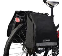 Double Pannier C20 Oxford 20 Litre Black Bag For Cycle Rack