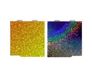 Double Pattern 184mm Printed Surface Heat Resistant 300°C PETG Compatible ABS Flexible Removal Plan Flexible PEI Build Plate Removal