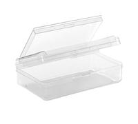 Double Pencil Case | Transparent Hard Pencil Case,Large Capacity Stationary Supplies, Hard Craft Storage for Crayon, Pen, School, Transparent, Refer to description, Unisex