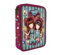Double Pencil Case With Contents - Gorjuss Fairground Santoro