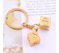 (Double Pendant Keychain) Star Wars A Story Han Solo Dice Sabacc Lucky Dice Millennium Falcon Cosplay Prop