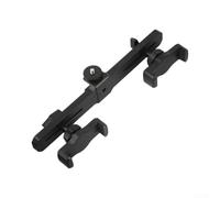 Double Phone Holder Clamp 1/4in Screw Mount Live Stream | Secure dual clips, holds two devices side-by-side, ideal for live streaming comparisons or lyrics display(2 X Phone Holder)