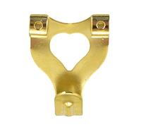 Double Picture Hooks No.3 with pins, Brassed - Pack of 2