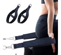 DOUBLE PILATES - Foot Attachments, Double Resistance Bands, Adjustable Fitness Cords | Double Knowledge Down Stocks to Improve Flexibility and Entrance