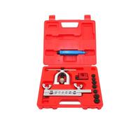 Double Pipe Flaring Tool Kit for Brake & Plumbing Repair with Copper Brass Bender