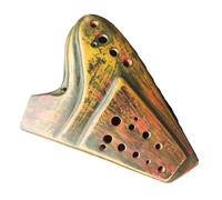 Double Pipe Ocarina Alto E Key Professional Ceramic Ocarina Pottery Music Flute Traditional Musical Instrument Gift