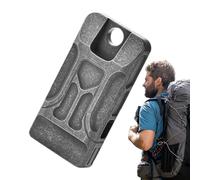 Double Pipe Whistle, Safety Whistle, High Whistle, High Pipe Made of Titanium Alloy for Outdoor Use, Loud Double Pipe Pipe Made of Metal for Lifeguards, Rescue, Sel