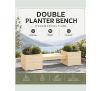 Double Planter Bench Woodworking Plans: Step-by-Step DIY Outdoor Bench With Integrated Cedar Planters, Cut List, Dimensions and Beginner-Friendly Instructions