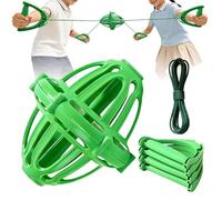Double Player Pull Ball Game | ABS Interactive Sliding Catch Toy With 240cm Elastic Rope Coordination Vision Training Activity Set | Outdoor Family Play Equipment For Kids Teens Adults Backyard Beach