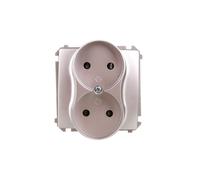 Double plug socket without Simon basic BMG2MZ.01/43