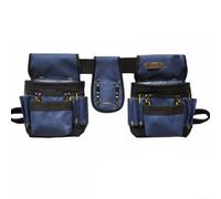 Double Pocket Waist Bag,Electrician Multipocket Waist Bag for Tools for Comfort During for High-Altitude Maintenance Tasks