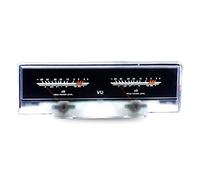 Double Pointer VU Meter 5W-50W Stereo Amplifier Board Sound White Yellow Light High Solar Windchimes