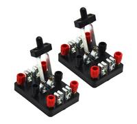 Double Poles Throw Switches Circuit Experiment Equipment Slices Electrical Experimenting Tool for Physics Experiment School Knives Switches