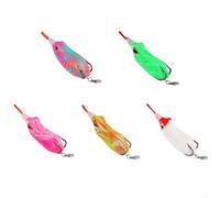 Double Propeller Frog Soft Baits Effective Tool for Successful Snakehead Fishing (Pink)