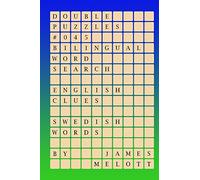 Double Puzzles #045 - Bilingual Word Search - English Clues - Swedish Words