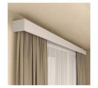 Double Rail Aluminum CurtTrack Panel - Versatile Easy Install for Home & Office Decor, Ideal for Curtains and Blinds, Smooth Operation & Durable Design