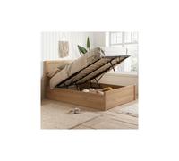 Birlea Croxley Ottoman Double Rattan Bed - Brown, Brown