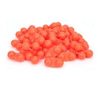 Double Rattle Fishing Beads For Sea Angling Enhanced Lure Effectiveness With Noise And Vibration 40Pcs Abs Attractor Bells In Red Silver White 31X15Mm Portable Design