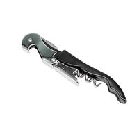 Beaumon Double Reach Corkscrew, Black - Removes Corks with Ease.