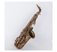 Double Reinforcement Alto Saxophone Antique Copper Exquisite Engraving Body With Mouthpiece Saxophone for Student