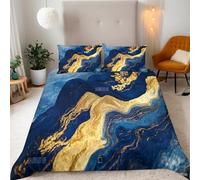 Double Reversible Duvet Cover Set Abstract 3D Printed Art Bedding Set Soft Microfiber Quilt Cover Set 3 PCs Comforter Cover with Zipper Closure and 2 Pillowcases 50x75 cm B-17