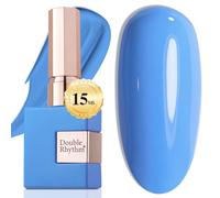 Double Rhythm Gel Nail Polish 15ml Clear Same Color Long Lasting Shiny Nail Art Salon
