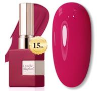 Double Rhythm Gel Nail Polish 15ml Pink Same Color Same Bottle for Art Manicure Beauty Salon DIY Women