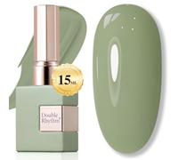 Double Rhythm Gel Nail Polish 15ml Pure and Transparent Same Color Same Bottle Gel Polish for Art Manicure DIY Salon