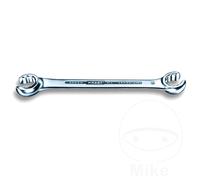 HAZET 612-16X18 208 mm 12-Point Profile Double Box-End Open Wrench - Chrome-Plated