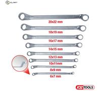 KS Tools 517.0248 6-22mm Classic Double Ring Spanner Set Offset (8 Pieces)