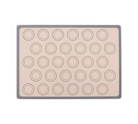 Double Rings Designs Silicone Baking Mat Sturdy Nonstick Fronts for Cake Decorating and Bread Baking Professional Grades Tool