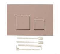 Double Rinse Plate For GEBERIT Sigma01 Sigma10 Sigma20 Sigma21 Sigma30 Sigma50 Sigma60 UP300 Chrome Button Frame WC Spare Parts,Dual Flush Push Button Plate,Toilet Cistern Replacement Parts(Khaki)