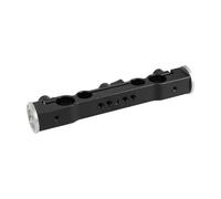 Double Rod Clamp 15mm 19mm Double Rod Clamp Adapter With Double M6 Rosette Mount For Camera Cage Rigs Rod Clamp Mount