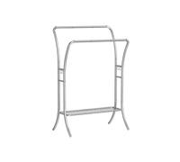 Double-Rod Clothes Rail, Silver