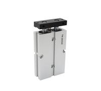 Double Rod TN Type Pneumatic Cylinder Air Bore 10mm 16mm 20mm 25mm 32 Small Aluminum Alloy Stroke 30 35 40 45 50 60 70 75mm(Stroke 20mm,TN10 (Bore 10))