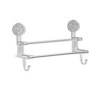 Double Rod Towel Rail with Suction Cup - Self Adhesive Towel Rail, Removable Shower Mat Rod | Removable Shower Mat Rod, Suction Cup Towel Rail, Bathroom Towel Rail