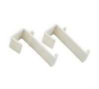 Double Roller Blind Holder for Sash Door 17mm Clamp Carrier No Drill Required Installation Purchase 2/10/20pcs (2pcs)