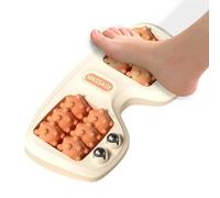 Double Roller Foot Massager with Pressure Points, Portable Design 29 x 15 cm, Relax Foot Roller Soft Material for Foot Massage and Relaxation, Use in Home and Work Environment
