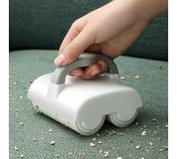 Double Roller Lint Roller for Pet Hair & Clothes - 2X Cleaning Power with Diagonal Tear, No Residue Adhesive, Dustproof Lid, Handle for Home, Car, Sofa